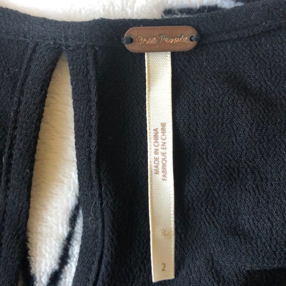 Like new Free People 90s black goth mini dress - Picture 7 of 7